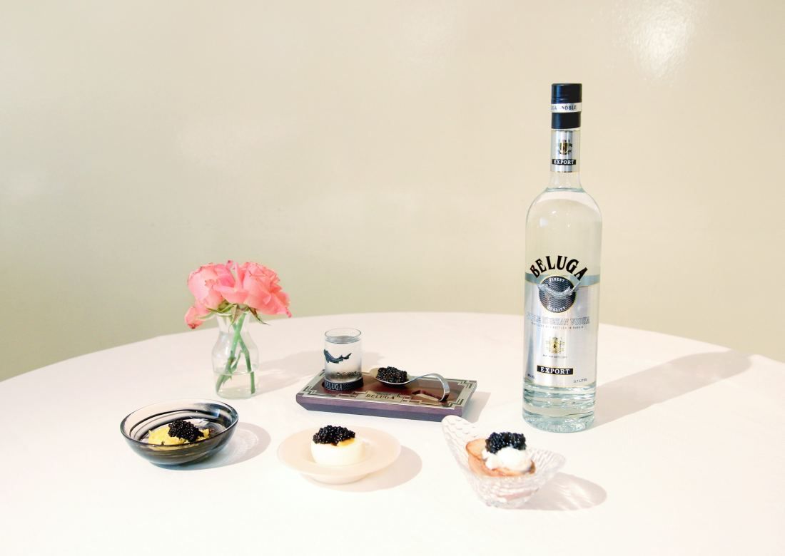 Beluga Caviar bar
